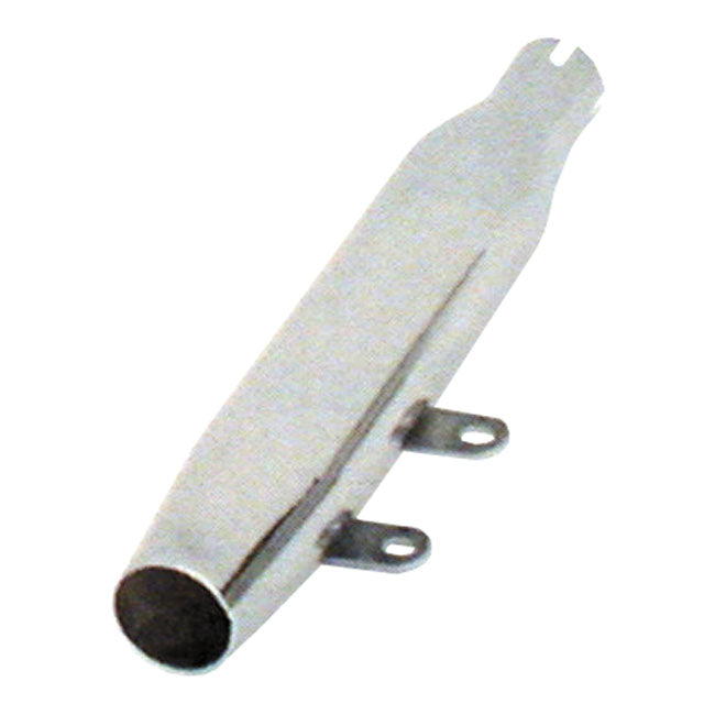 Paughco, Replacement muffler. Tapered. Chrome EXHAUST SLIP-ONS AND MUFFLERS Paughco