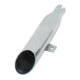 Paughco, Replacement muffler. Slash cut. Chrome EXHAUST SLIP-ONS AND MUFFLERS Paughco