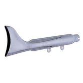 Paughco, Replacement muffler. Fishtail. Chrome EXHAUST SLIP-ONS AND MUFFLERS Paughco