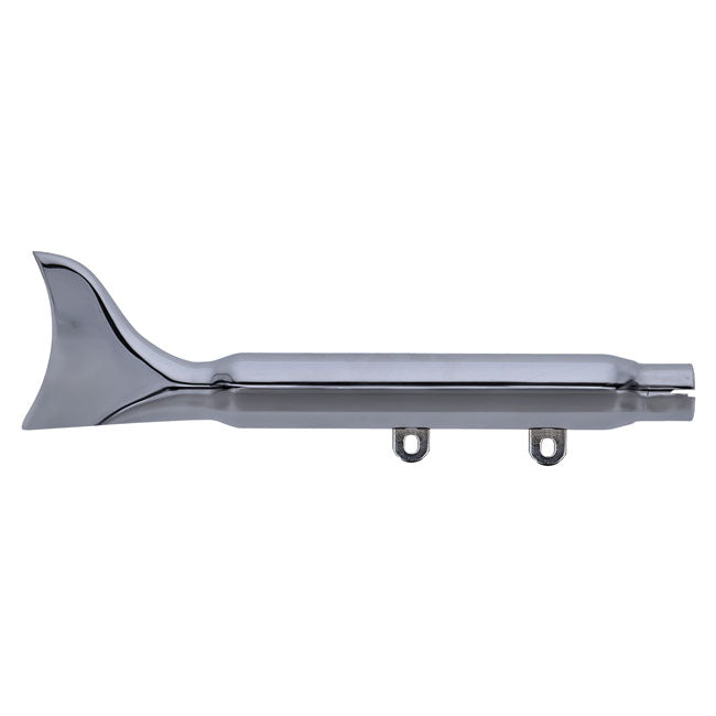 Paughco, Replacement muffler. Fishtail. Chrome EXHAUST SLIP-ONS AND MUFFLERS Paughco