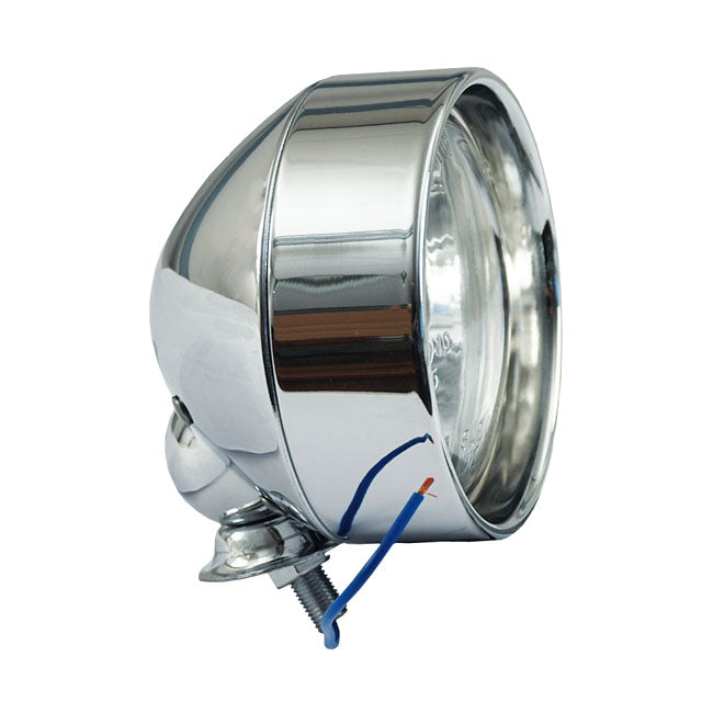 T Bone Spotlamp. 3 1/2". Clear Glass Lens. Frenched Spotlamps Mcs