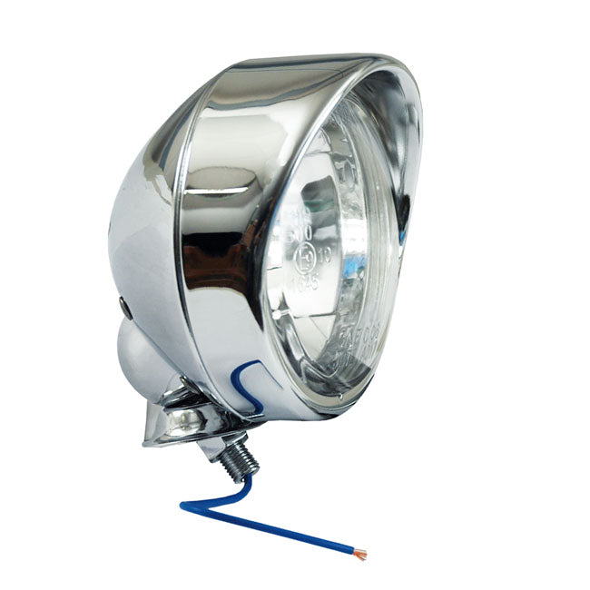 T Bone Spotlamp. 3 1/2". Clear Glass Lens. With Visor Spotlamps Mcs