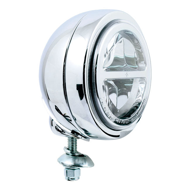 4 1/2" Fl Style Led Spotlight. Fog Light (Wide Beam). Chrome Fog Lamps Mcs