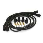 Dynatek, univ. 7mm spark plug wire set. Black SPARK PLUG WIRES Dynatek