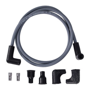 Dynatek, univ. 8mm spark plug wire set, 90° plug boot. Gray SPARK PLUG WIRES Dynatek
