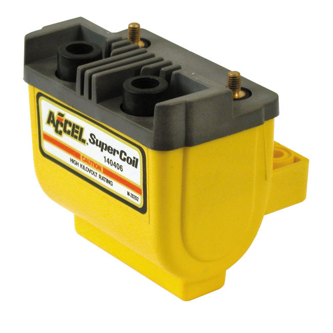Accel, HEI Super coil yellow, 12V / 4.7 ohm COILS Accel