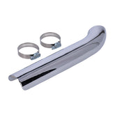 Paughco, Heatshield front. Chrome EXHAUST HEAT SHIELDS Paughco