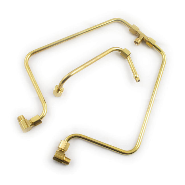 Paughco, ''Old STF'' dual rocker box oil lines. Brass ROCKER OIL LINES Paughco