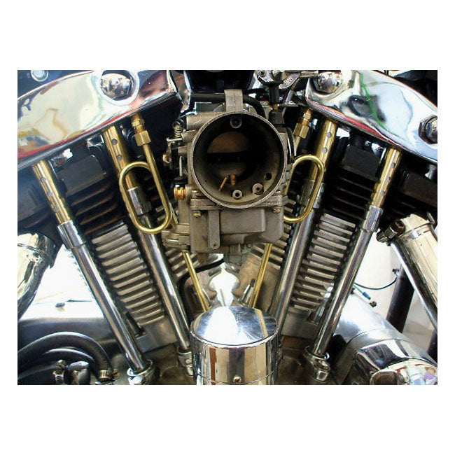 Paughco, ''Old STF'' dual rocker box oil lines. Brass ROCKER OIL LINES Paughco