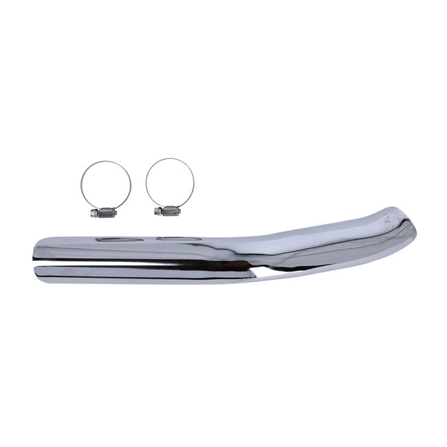 Paughco, Heatshield rear. Chrome EXHAUST HEAT SHIELDS Paughco