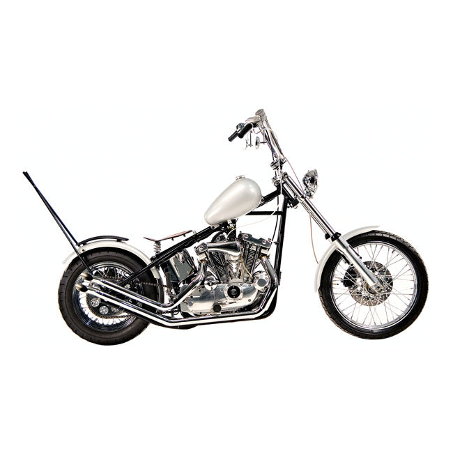 Paughco, Upswept drag pipes. Gooseneck. Chrome DRAG PIPES Paughco