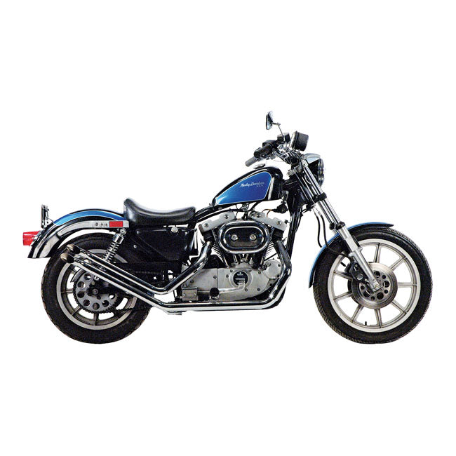 Paughco, Upswept drag pipes. Gooseneck. Chrome DRAG PIPES Paughco