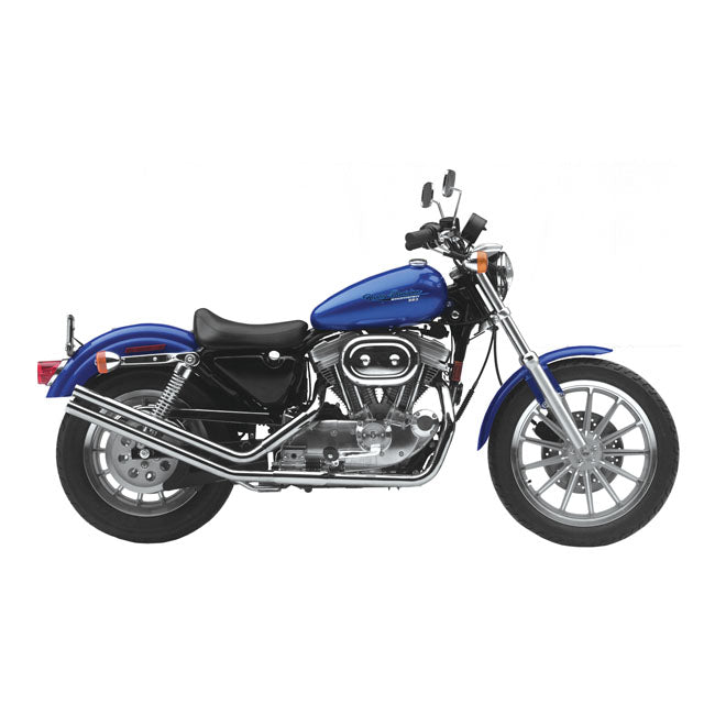 Paughco, Upswept drag pipes. Straight cut. Chrome DRAG PIPES Paughco