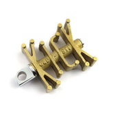 Paughco, ''Old STF'' brass kick pedal. Clear KICKSTART PEDALS Paughco