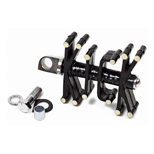 Paughco, ''Old STF'' brass kick pedal. Black KICKSTART PEDALS Paughco