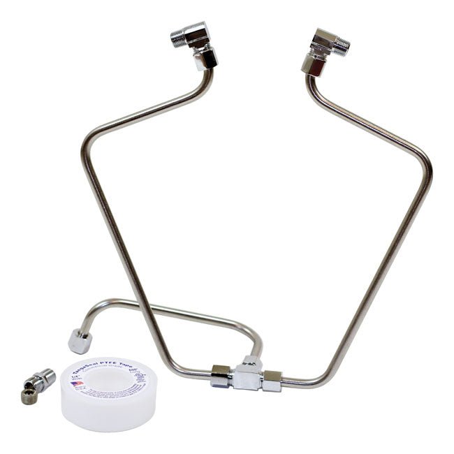 Paughco, ''Old STF'' dual rocker box oil lines. Stainless ROCKER OIL LINES Paughco