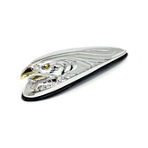 Fender Ornament Eagle Head, Chrome Gold Fender Ornaments Mcs
