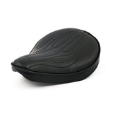 Fitzz, Custom Solo Seat. Black Flame. Small. 6cm Thick Solo Seats Mcs