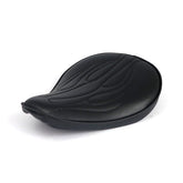 Fitzz, Custom Solo Seat. Black Flame. Small. 4cm Thick Solo Seats Mcs