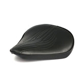 Fitzz, Custom Solo Seat. Black Flame. Large. 4cm Thick Solo Seats Mcs