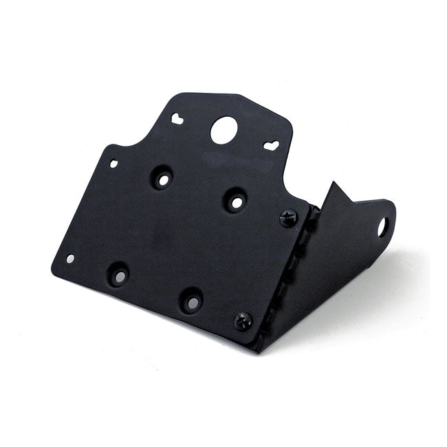 Side Mount License Plate Bracket. Black Taillights Brackets Mcs