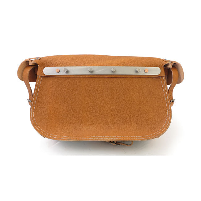 1942 Xa Leather Saddlebag Set. Brown Saddlebags Samwel
