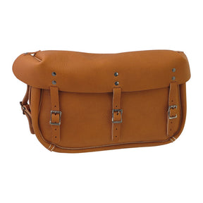 1942 Xa Leather Saddlebag Set. Brown Saddlebags Samwel