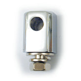 Bates Style Headlamp Mount Block. Chrome Headlamp Mounting Mcs