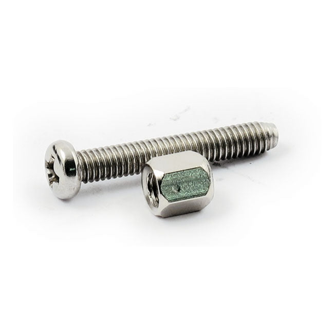 Trim Ring Screw Kit, For Bates Style Headlamps. Chrome Headlamp Misc Mcs