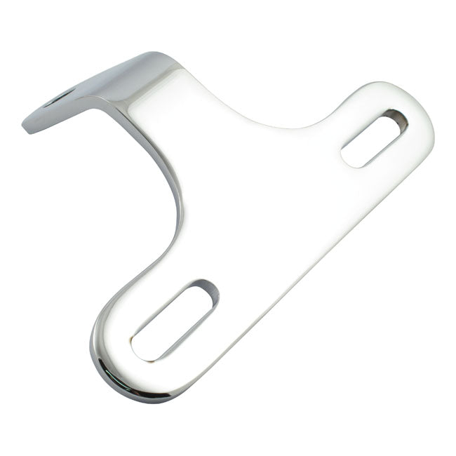 Custom Headlamp Bracket, Slotted. Chrome Headlamp Brackets Mcs