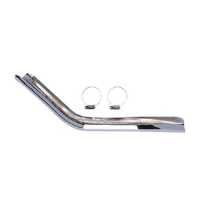 Paughco, Heatshield rear. Chrome EXHAUST HEAT SHIELDS Paughco
