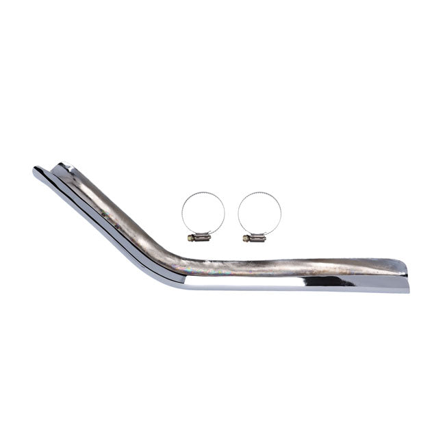 Paughco, Heatshield rear. Chrome EXHAUST HEAT SHIELDS Paughco