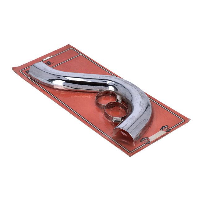 Paughco, Heatshield rear. Chrome EXHAUST HEAT SHIELDS Paughco