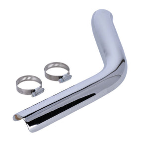 Paughco, Heatshield rear. Chrome EXHAUST HEAT SHIELDS Paughco