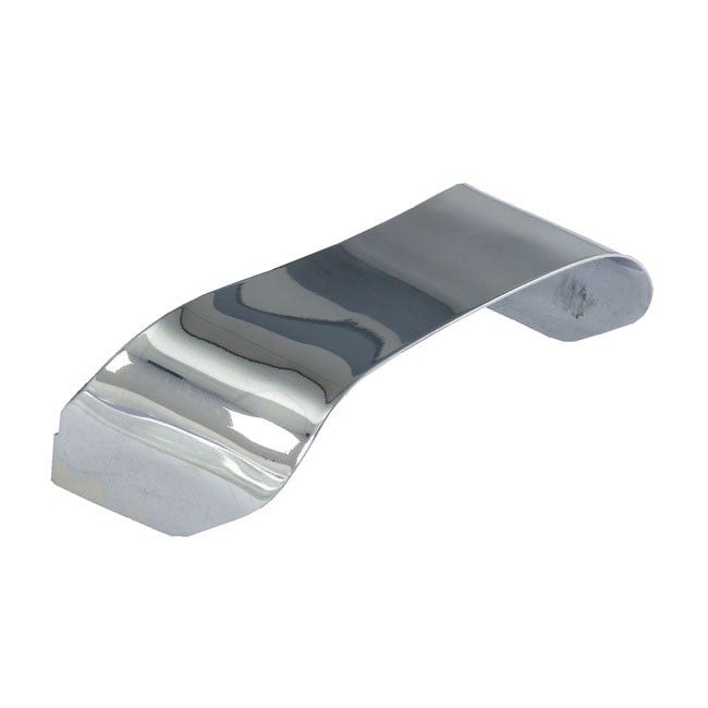 73 Up Taillight Visor. Plain. Chrome Taillights Visors Mcs