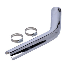 Paughco, Heatshield rear. Chrome EXHAUST HEAT SHIELDS Paughco