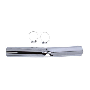 Paughco, Heatshield rear. Chrome EXHAUST HEAT SHIELDS Paughco