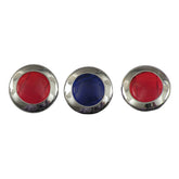 Replacement Lens Set, For 3 Light (62 67) Dash. Red & Blue Dash Misc Mcs