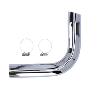 Paughco, Heatshield rear. Chrome EXHAUST HEAT SHIELDS Paughco