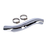 Paughco, Heatshield rear. Chrome EXHAUST HEAT SHIELDS Paughco