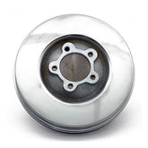 Brake Drum Front, Chrome Plated Brake Drums Mcs