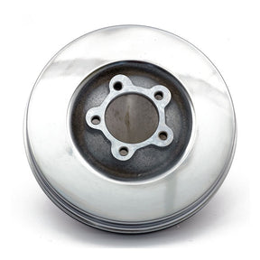 Brake Drum Front, Chrome Plated Brake Drums Mcs