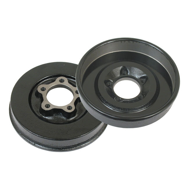 Brake Drum Wlc/B.T., Front. Black Painted Brake Drums Samwel