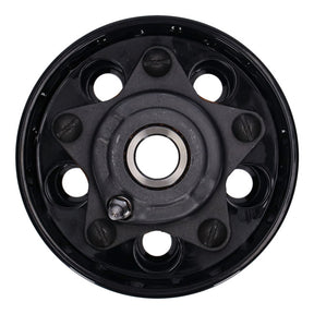 Custom Star Hub, For Oem Axle. Black With Chrome Star Wheel Hubs V Twin Mfg