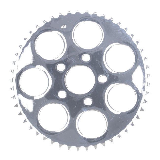 Chain Conversion Rear Sprocket 49t. Chrome Sprockets Rear Wheel Mcs
