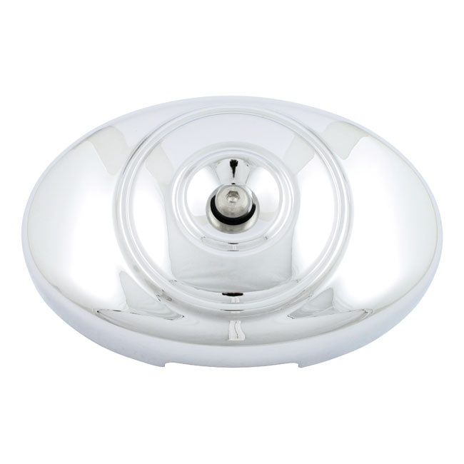 Oval Oem Style Air Cleaner Cover Twin Cam. Chrome Air Cleaner Cover Mcs