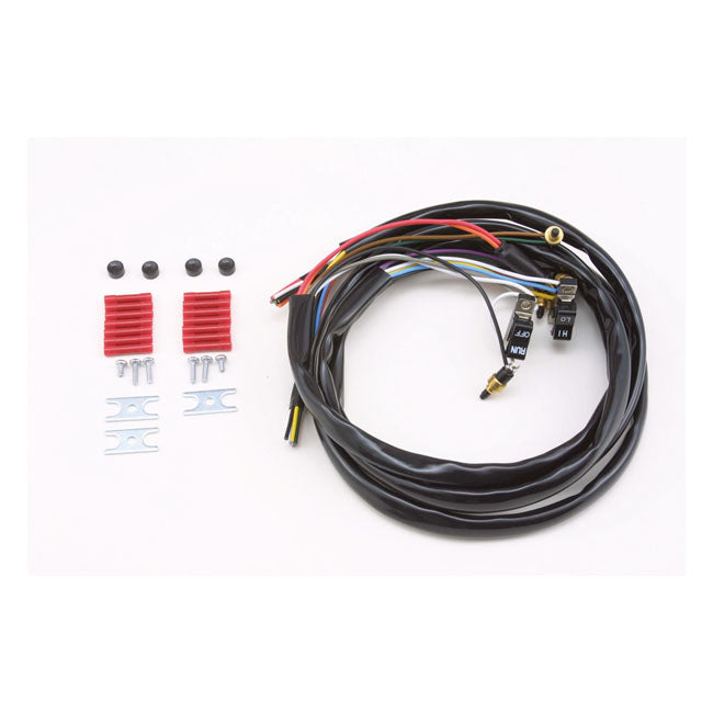 Handlebar Wire & Switch Kit. Black Switches Harness & Switch Kits Mcs