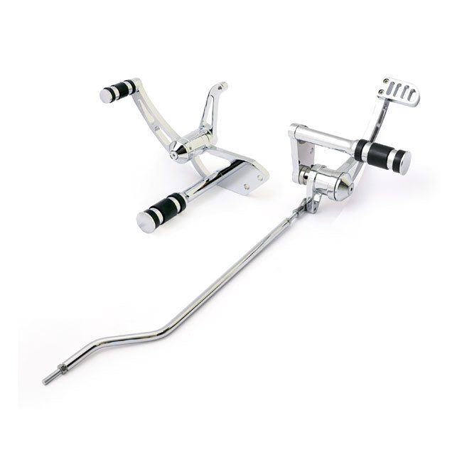 Matador, Forward Control Kit. Dyna. Chrome Forward Controls Mcs