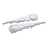 Saddlebag Trim, Speed Ball Wings. Stainless Saddlebags Trims Mcs