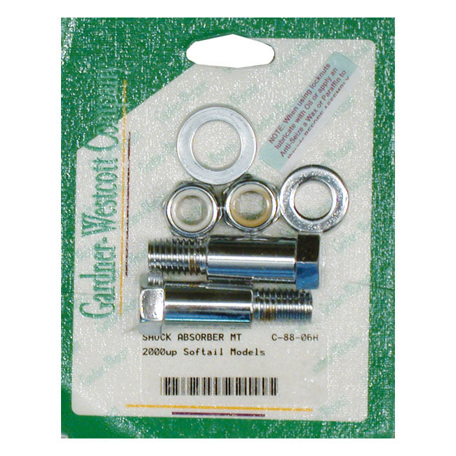 Softail Shock Bolt Kit Shock Absorber Mount Kits Gardner Westcott